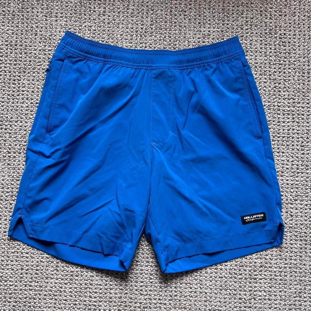 Blue Hollister swim shorts